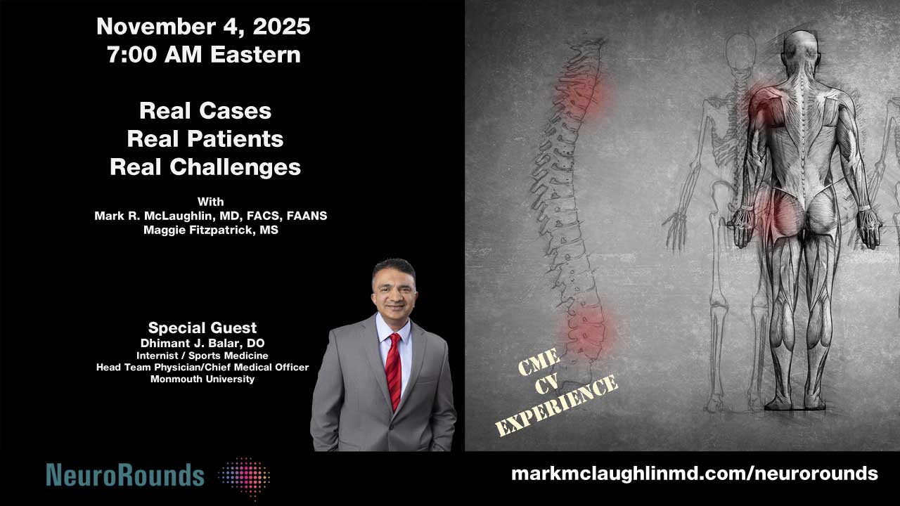 NeuroRounds: Virtual Case Conference