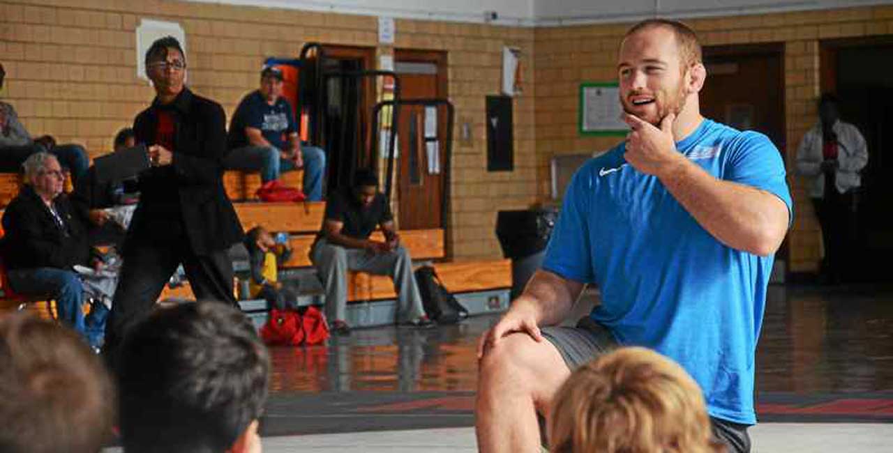 An Olympian Visits Trenton - Kyle Snyder