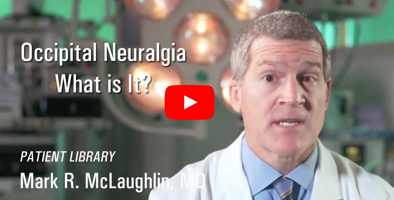 What is Occipital Neuralgia?