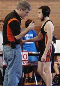 Coaching Young Wrestlers